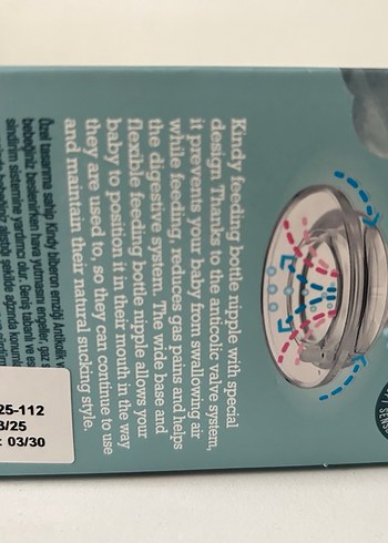 Mooma Kindy 250 ml Gri Bebek Biberonu - Görsel 6