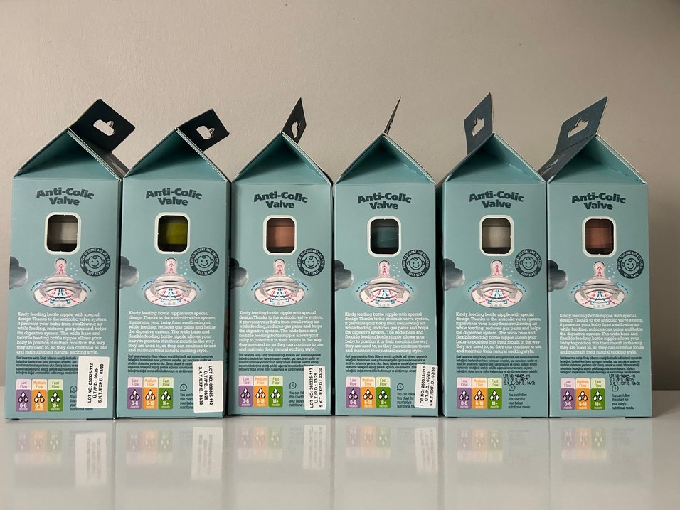 Mooma Kindy 250 ml Gri Bebek Biberonu - Görsel 2