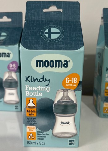 Moona Çocuk Termos Şişesi Gri - Görsel 3