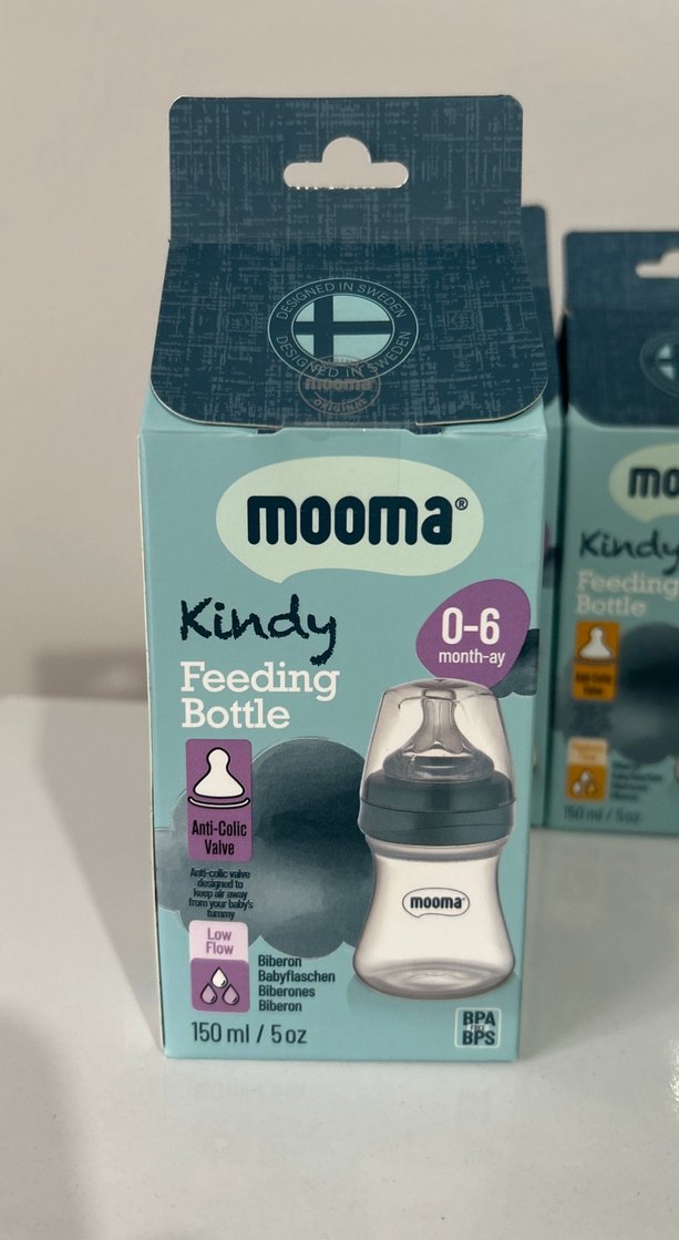 Moona Çocuk Termos Şişesi Gri - Görsel 2