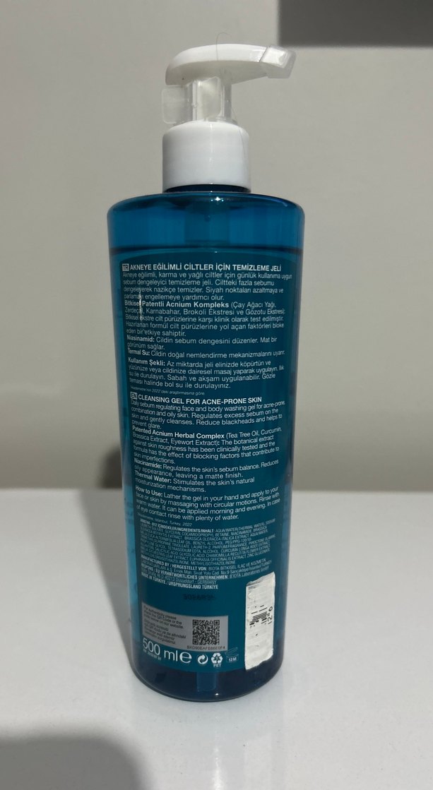 Bioxcin Acnium Akne Temizleme Jeli 500 ml - Görsel 2