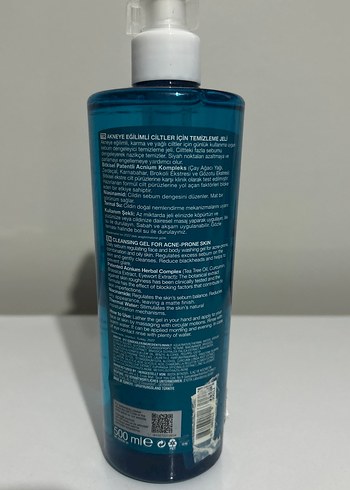 BIOXCIN Acnium Temizleme Jeli 200 ml - Görsel 2