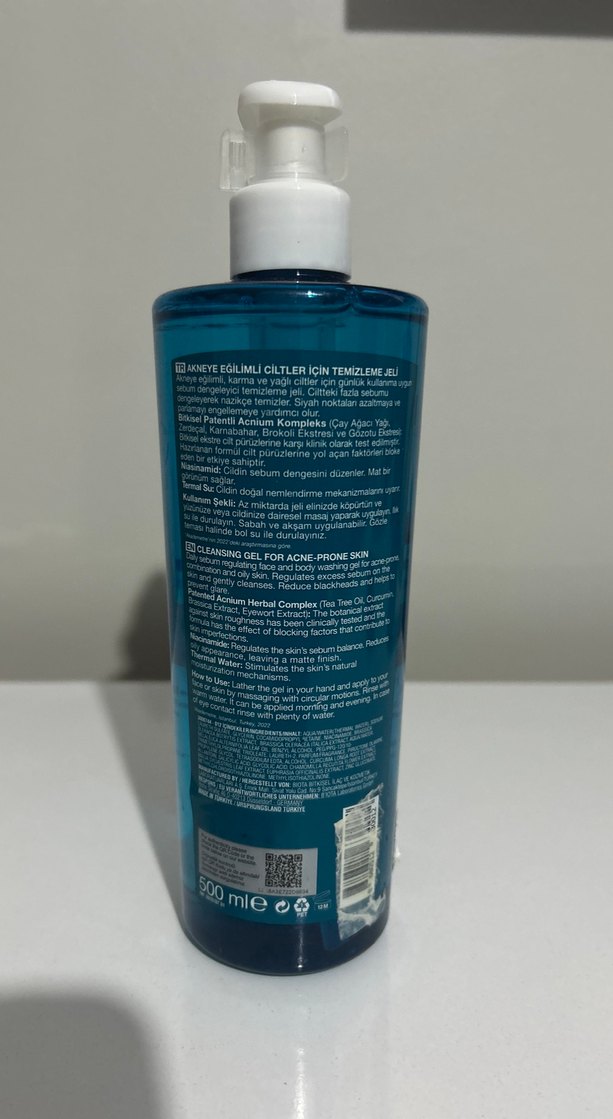 BIOXCIN Acnium Temizleme Jeli 200 ml - Görsel 2