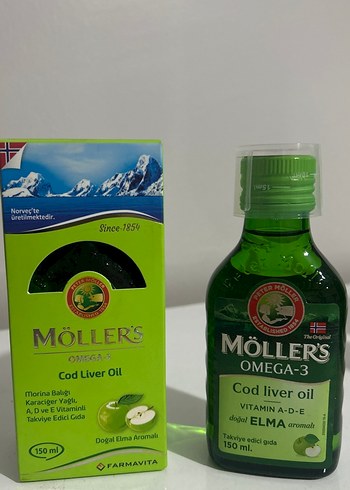 Möller's Omega 3 Morina Balığı Karaciğer Yağı 150ml - Görsel 4