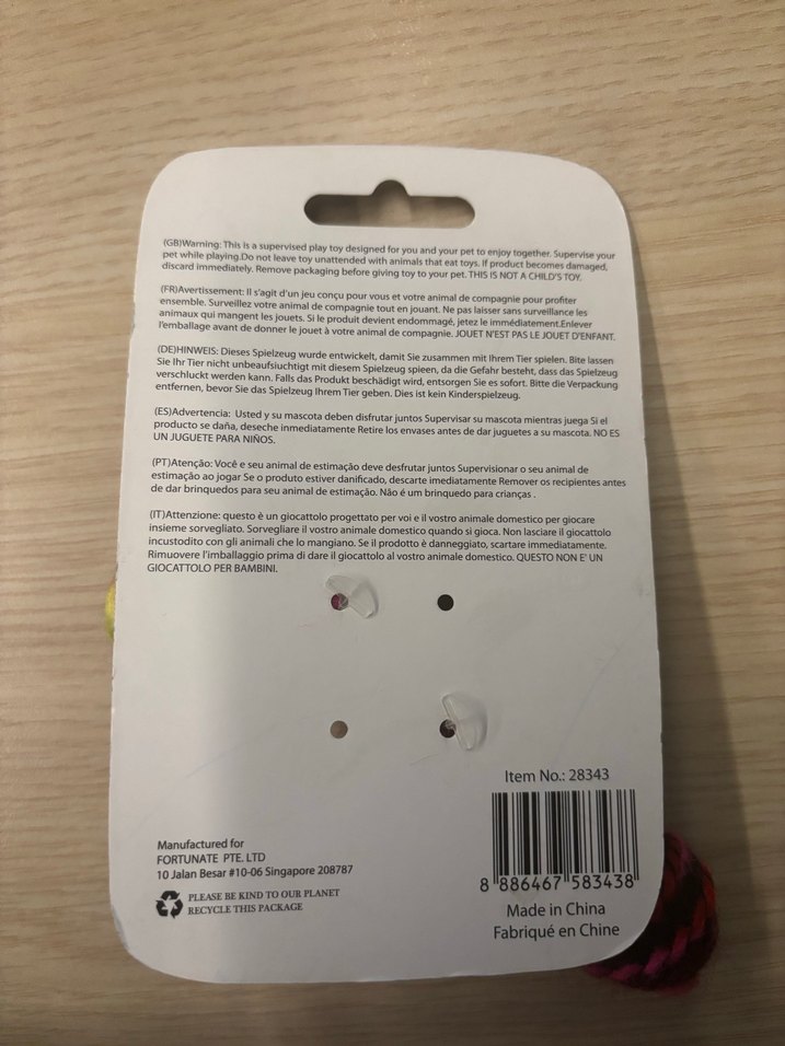 Yün Kurtçuk Kedi Oyuncağı Kedi Otlu - Görsel 3