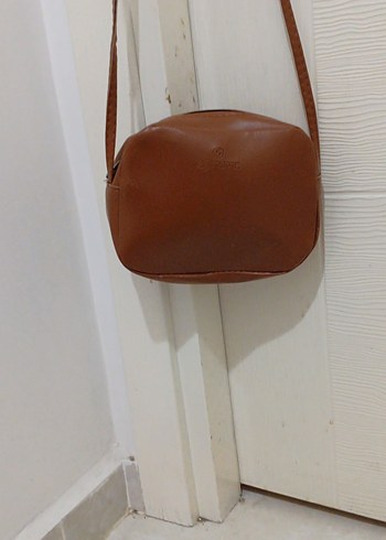 Kahverengi Deri Kadın Çanta - Görsel 3