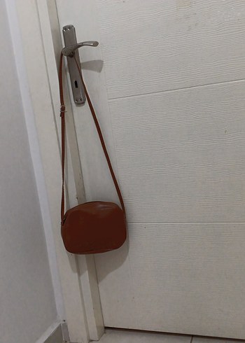 Kahverengi Deri Kadın Çanta - Görsel 2