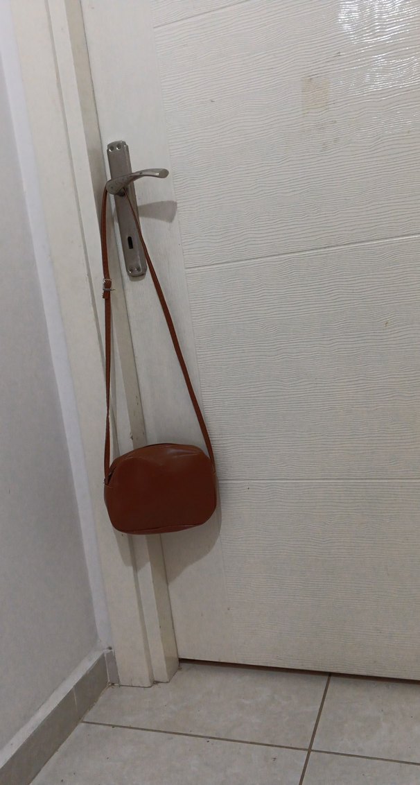 Kahverengi Deri Kadın Çanta - Görsel 2