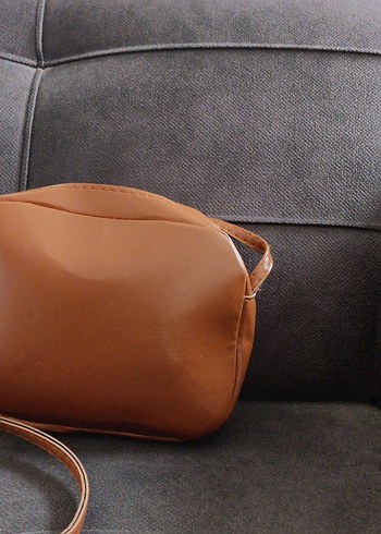 Sıfır ürün %50 indirimli Koyu Bej Deri Kadın Çanta - Görsel 3