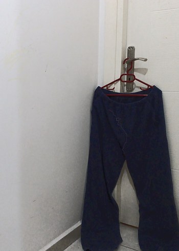 beli lastikli cep detaylı Pamuklu çok rahat eşofman altı - Görsel 2