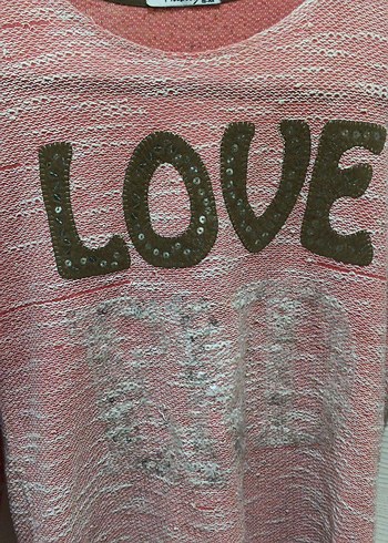 Renkli Desenli Kadın Triko Kazak - Görsel 3