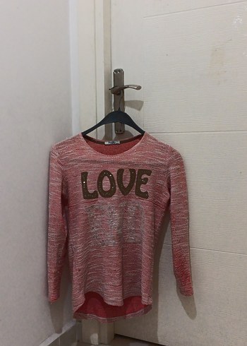 Renkli Desenli Kadın Triko Kazak - Görsel 5