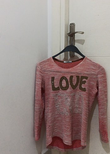 Renkli Desenli Kadın Triko Kazak - Görsel 2