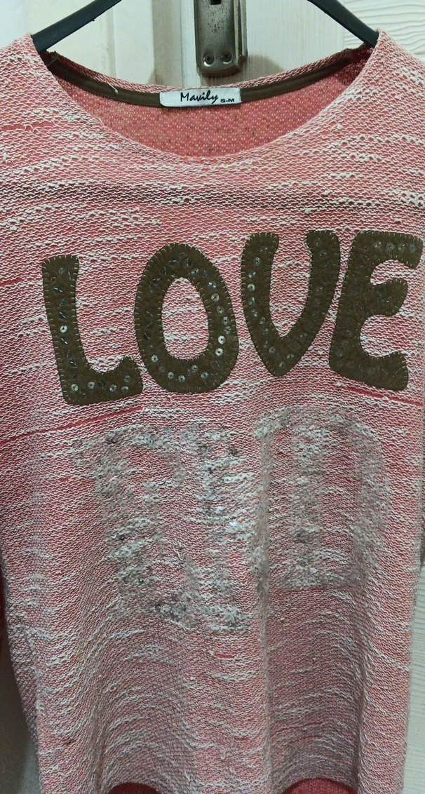 Renkli Desenli Kadın Triko Kazak - Görsel 3