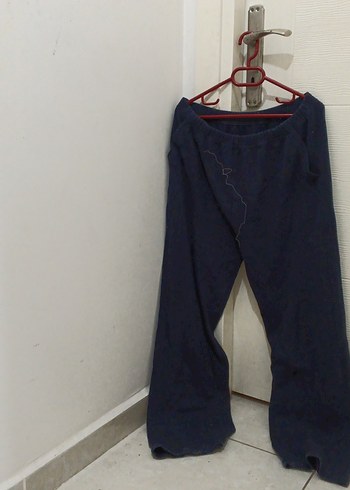 beli lastikli cep detaylı Pamuklu çok rahat eşofman altı - Görsel 3