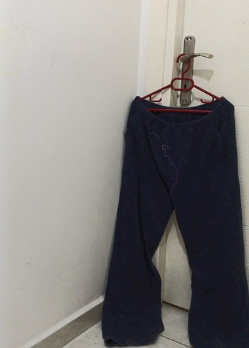 beli lastikli cep detaylı Pamuklu çok rahat eşofman altı - Görsel 2