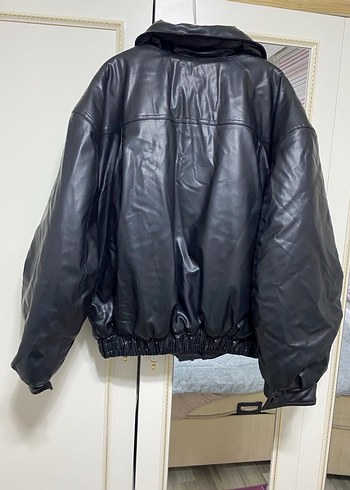 Bomber deri mont. - Görsel 4