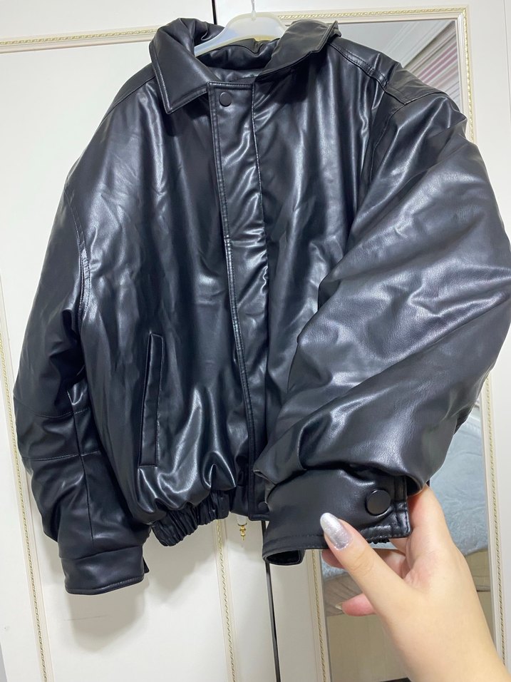 Bomber deri mont. - Görsel 5