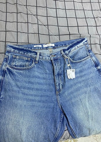 Baggy jean pantolon - Görsel 3