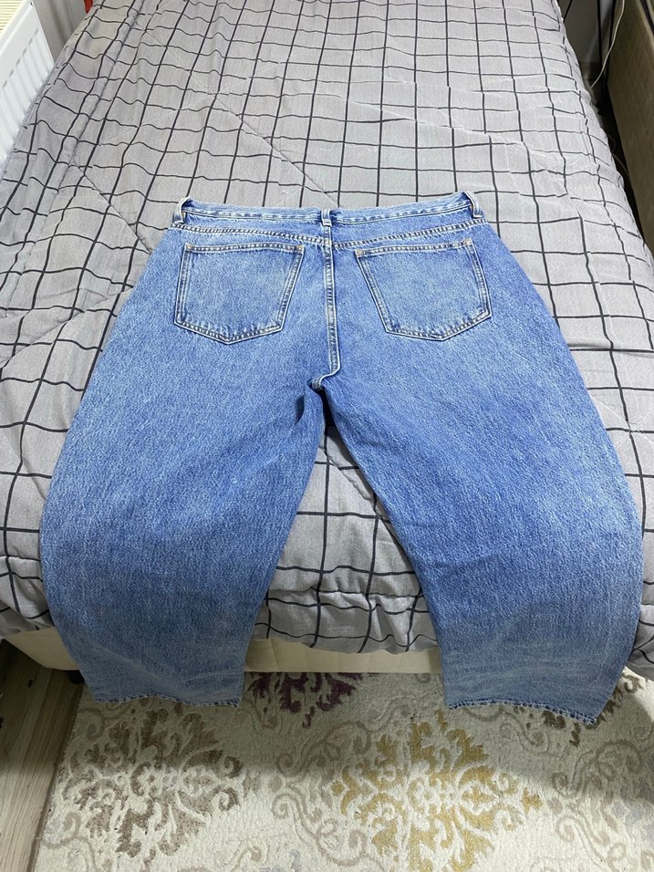 Baggy jean pantolon - Görsel 5