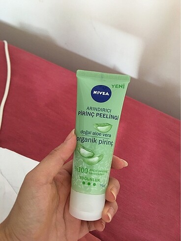 nivea pirinç peeling