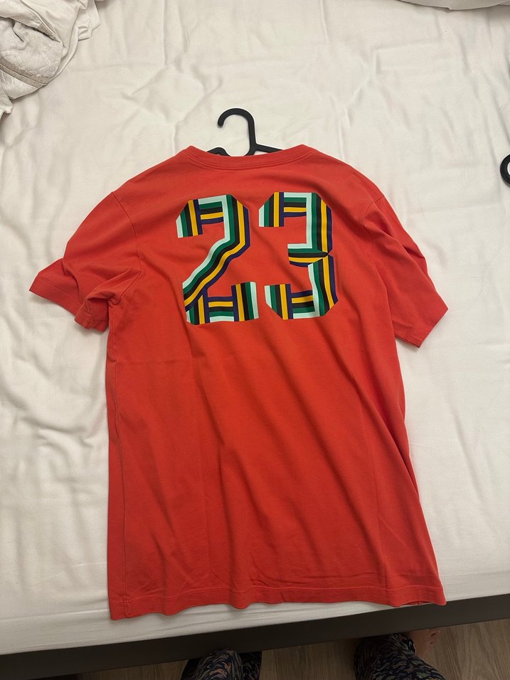 JORDAN Turuncu Baskılı Erkek Tişört - Görsel 2