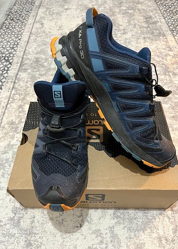 41.5 numara Salomon Erkek Lacivert Outdoor Spor Ayakkabı - Görsel 2