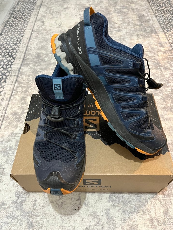 41.5 numara Salomon Erkek Lacivert Outdoor Spor Ayakkabı - Görsel 2