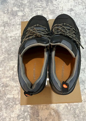 41.5numara Merrell Gri Kahverengi Bağcıklı Erkek Outdoor Ayakkab - Görsel 3