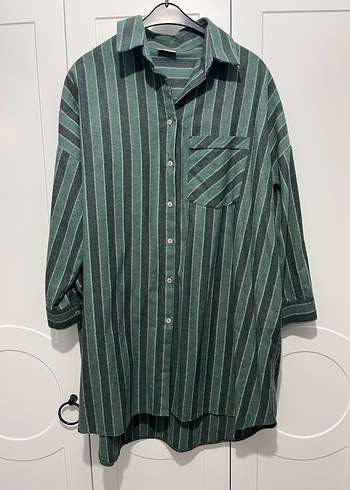 Çizgili Oduncu Gömlek - Görsel 2