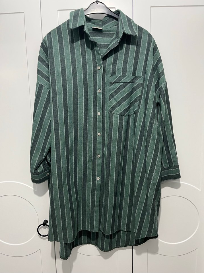 Çizgili Oduncu Gömlek - Görsel 2