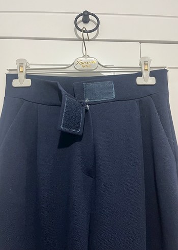 Lacivert Kadın Palazzo Pantolon - Görsel 6