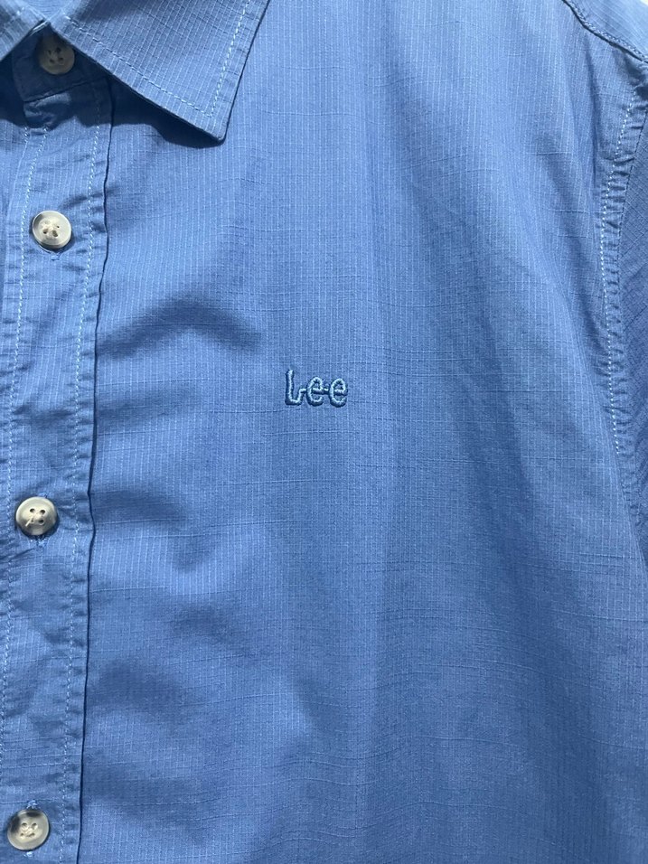 Lee Erkek Mavi Uzun Kollu Gömlek - Görsel 2