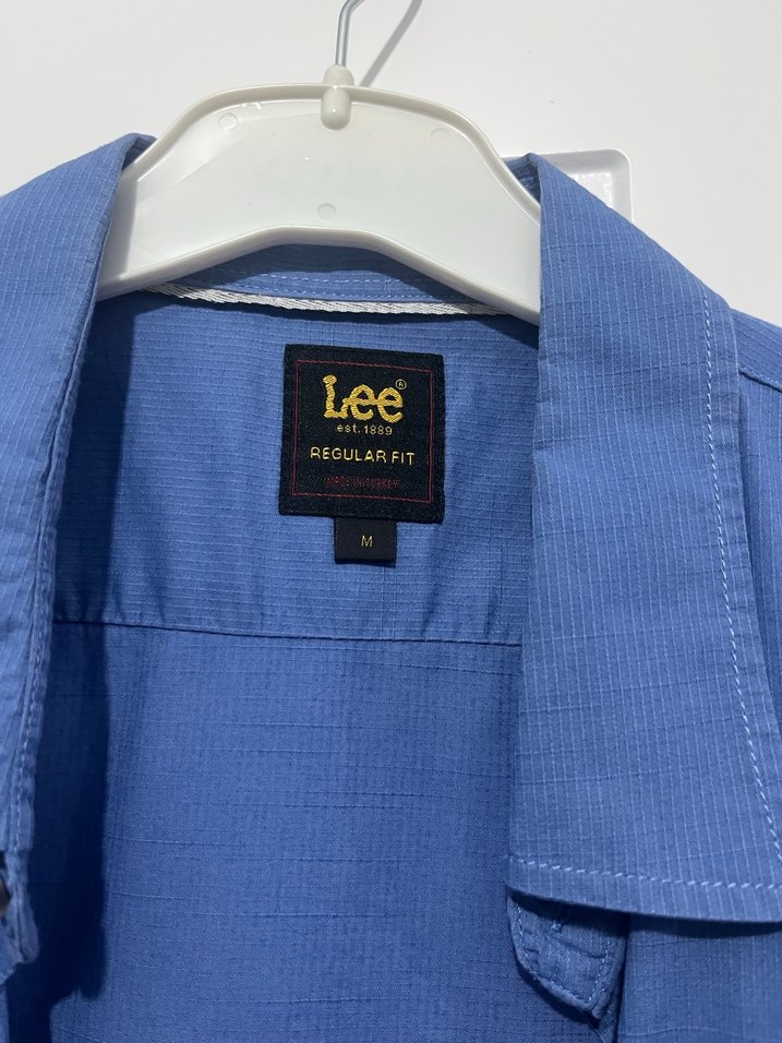Lee Erkek Mavi Uzun Kollu Gömlek - Görsel 3