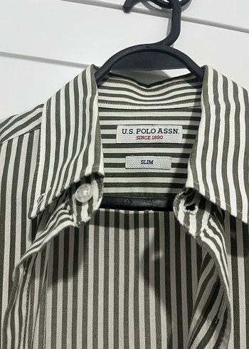 Bej Çizgili Erkek Gömlek - Görsel 2