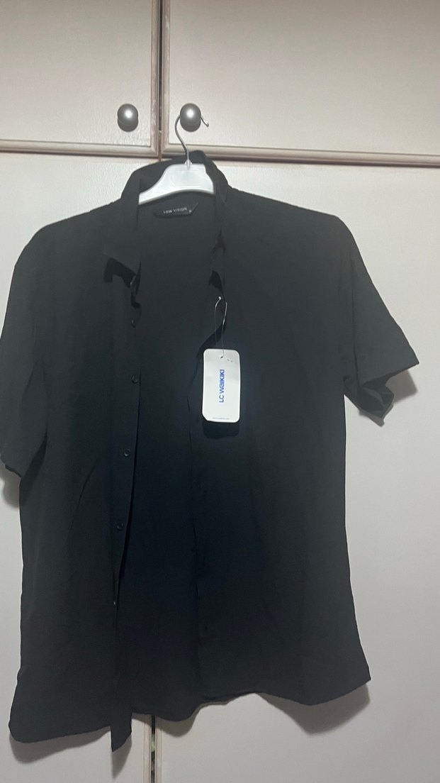 Siyah Erkek yazlık  Polo gömlek - Görsel 3