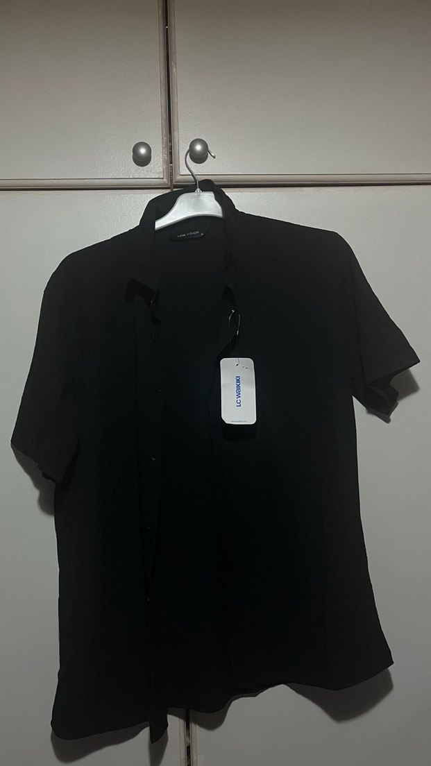 Siyah Erkek yazlık  Polo gömlek - Görsel 2