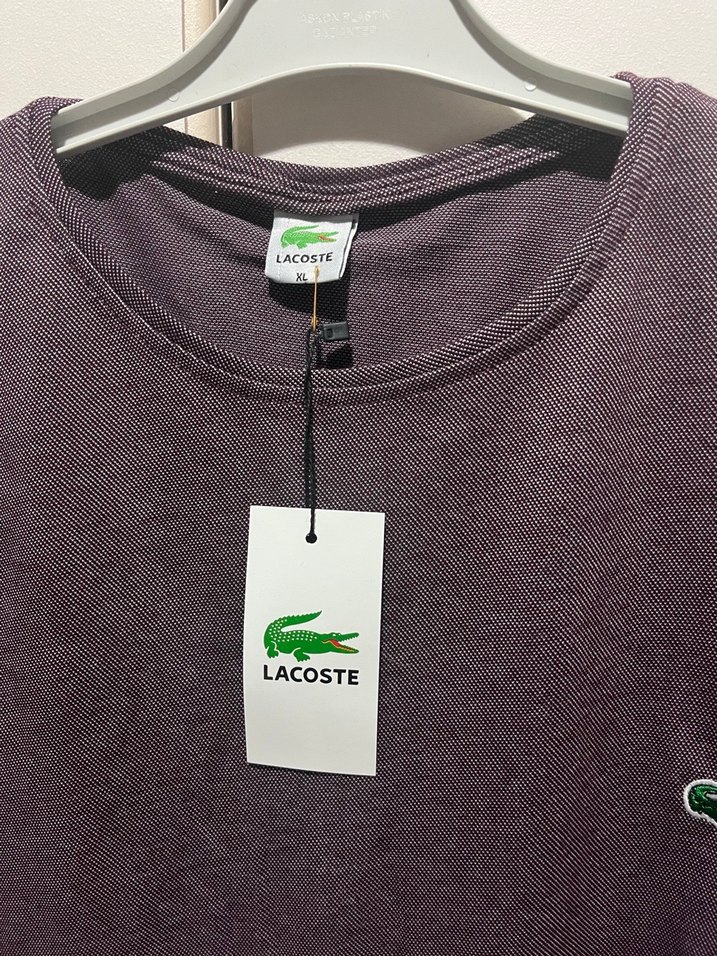 Bordo renkte   Erkek Tişört Loose Fit - Görsel 3