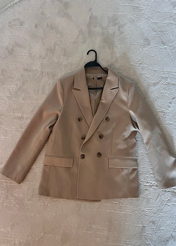 Defacto Bej Cift Sirali Blazer Ceket