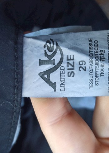 Siyah Kadın Denim Pantolon Regular Fit - Görsel 4