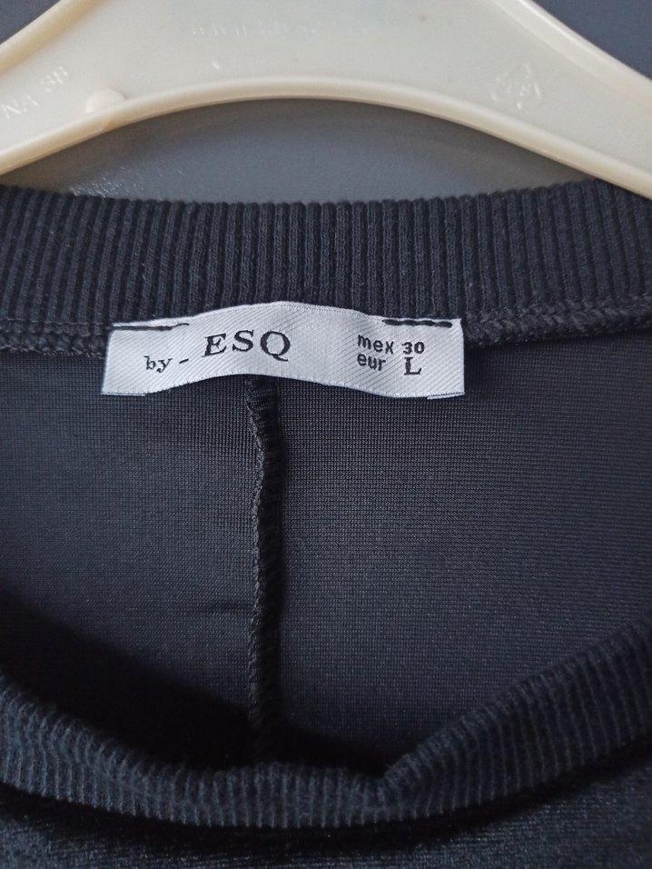 Dantel Detaylı İşlemeli Siyah Kadın Sweatshirt - Görsel 4