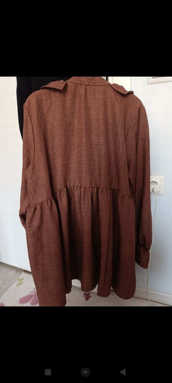 Kadın Kahverengi mevsimlik Tunik - Görsel 3