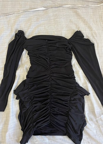 Siyah Abiye Elbise - Görsel 4