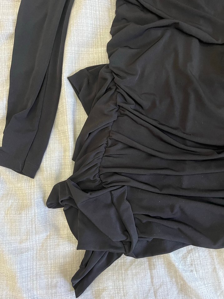 Siyah Abiye Elbise - Görsel 2