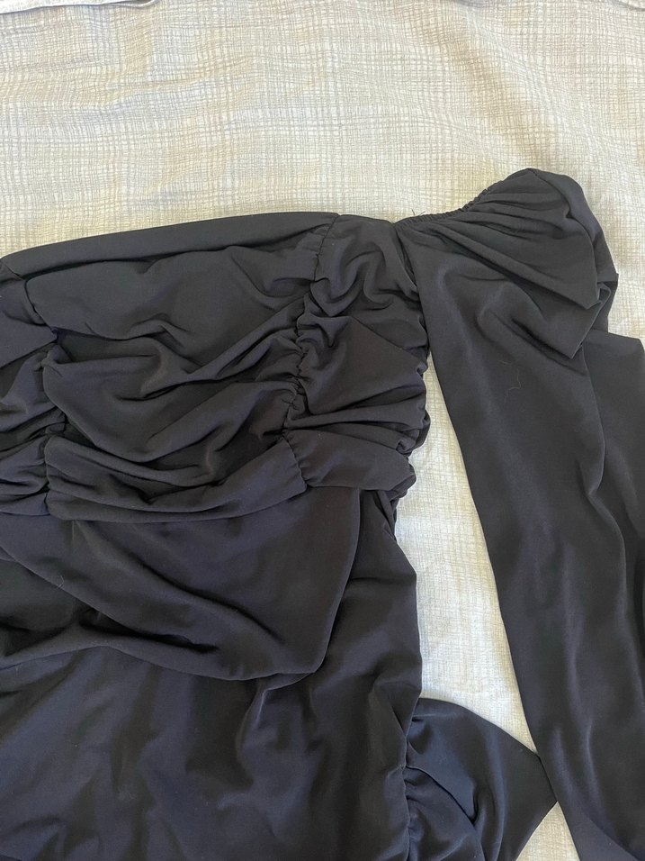 Siyah Abiye Elbise - Görsel 3