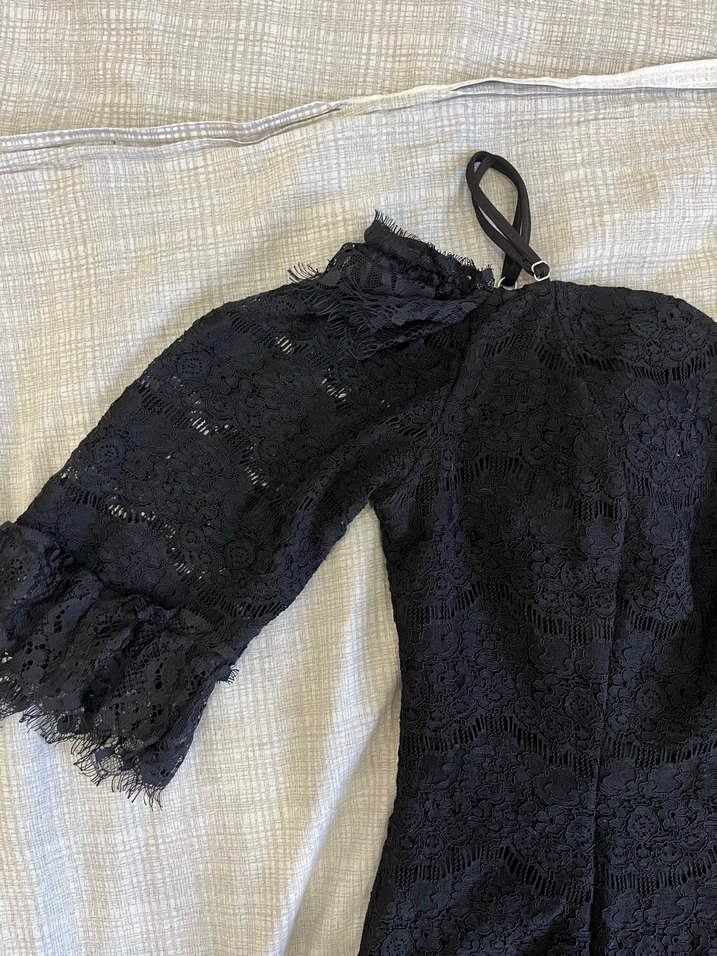 Siyah Abiye Elbise - Görsel 3