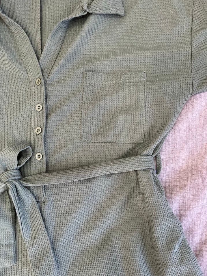 Yeşil Şort Tulum - Görsel 4