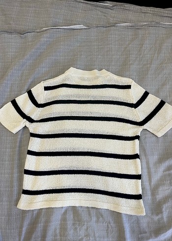 Çizgili Kazak Tshirt - Görsel 4