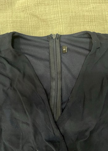 Lacivert Elbise - Görsel 4