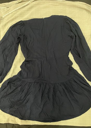 Lacivert Elbise - Görsel 5